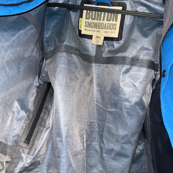 NEW $320 Burton GMP Thatcher Jacket! Small  Blue Dry Ride EcoNanoshell 2L Shell - Picture 8 of 11